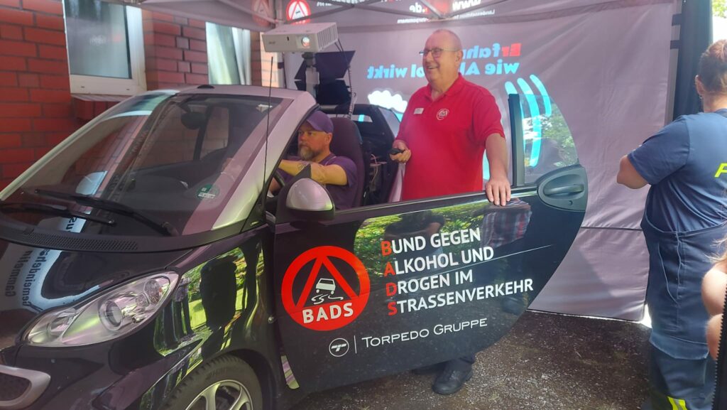 Moderator Stefan Kuna beim Test