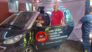 Moderator Stefan Kuna beim Test